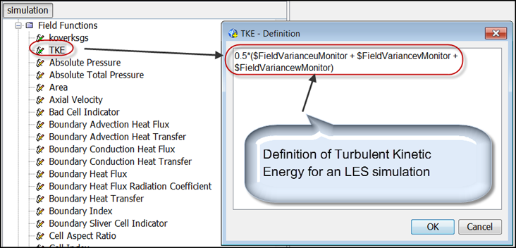 TKE for LES