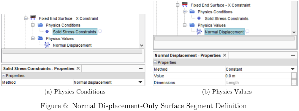 Normal Displacement-Only Surface Segment Definition