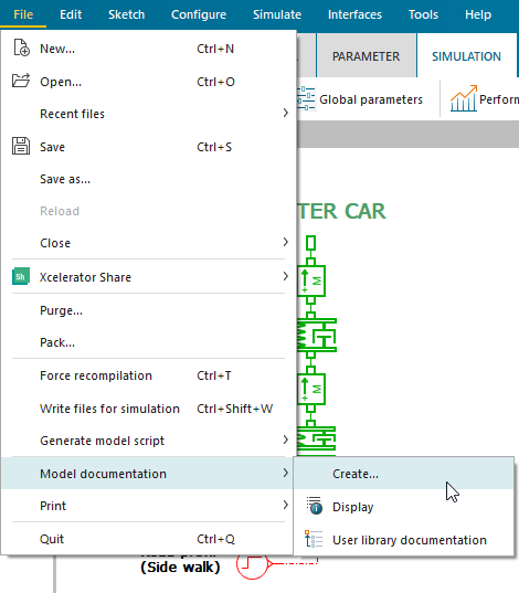 Create Model documentation