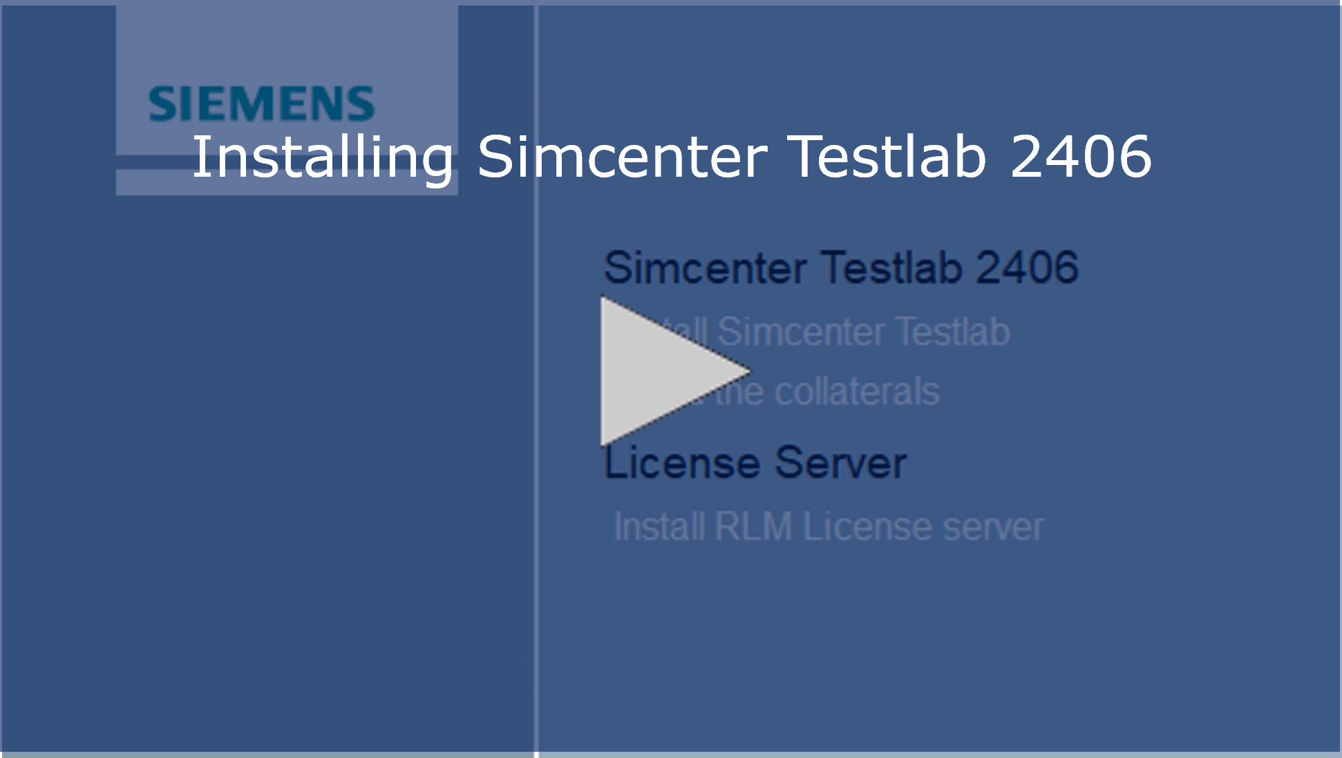 Installing Simcenter Testlab 2406