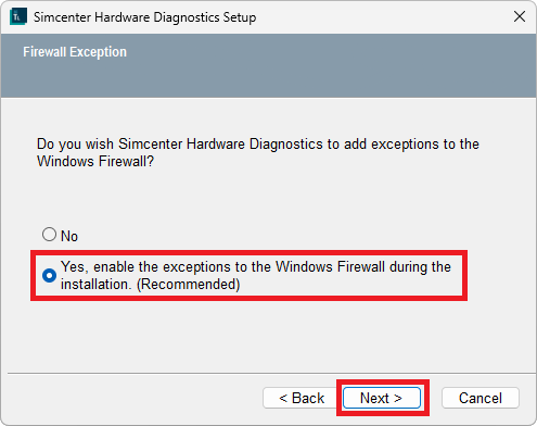 Enabling Firewall Exceptions